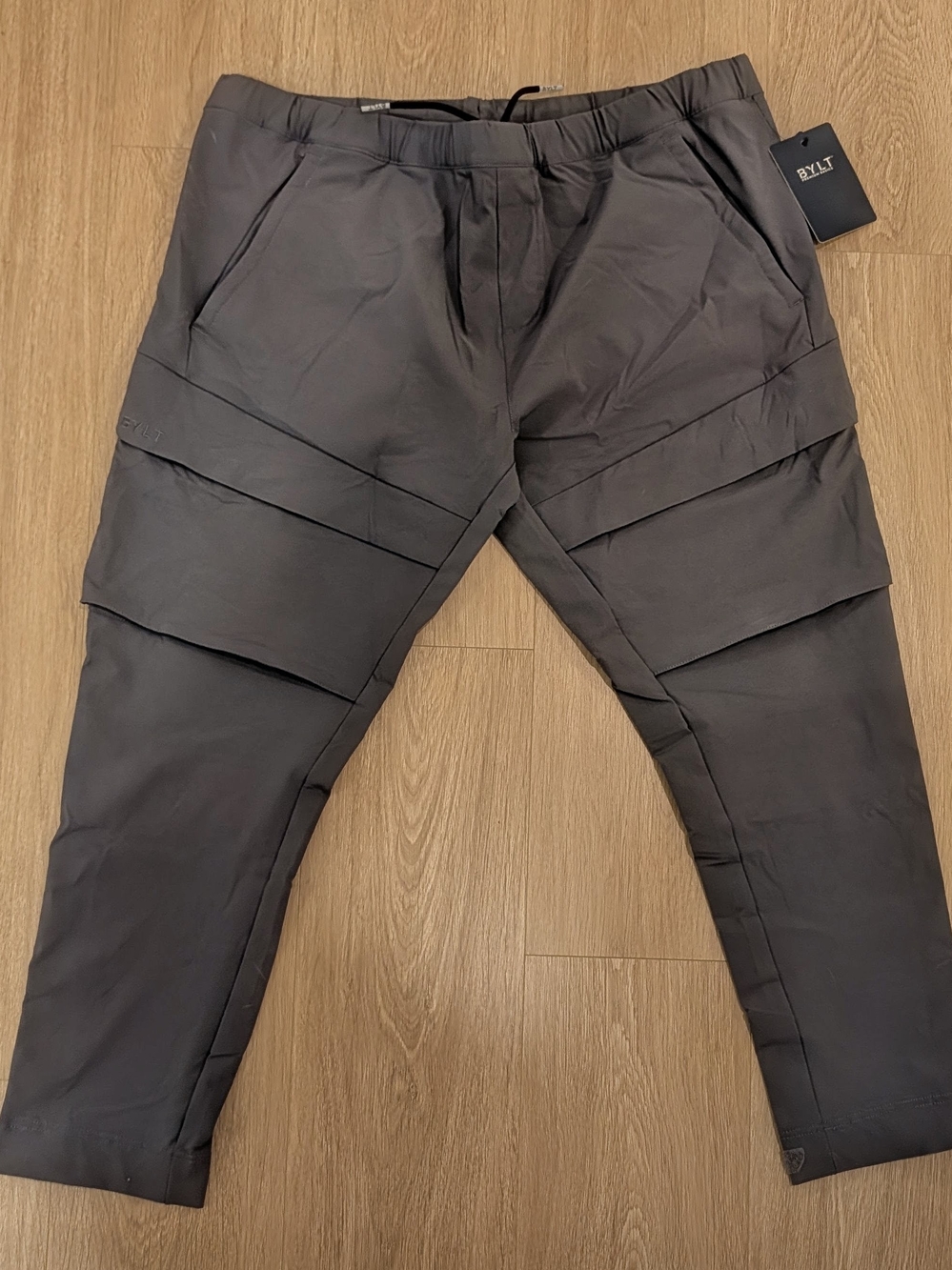 BYLT Men's skyline Gray Performance Cargo Pants